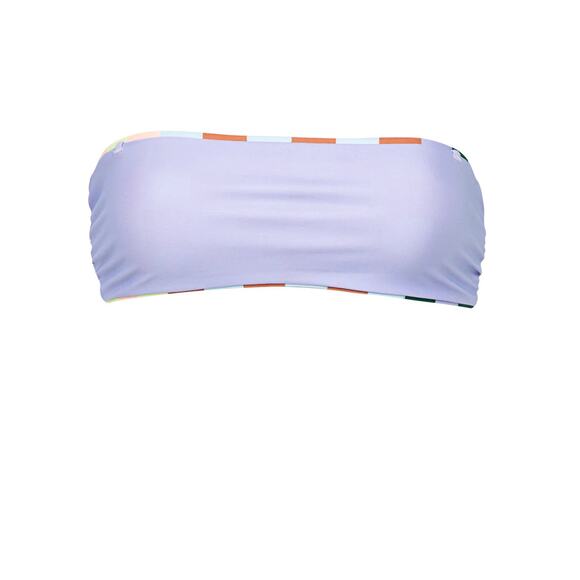 Maaji Chess Amalie Strapless Bandeau Bikini Top NWT SIZE L - Picture 4 of 4